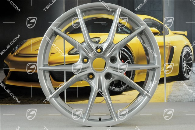 20" Felgensatz Carrera S IV, 8J x 20 ET57 + 10J x 20 ET45, Brilliantchromlack