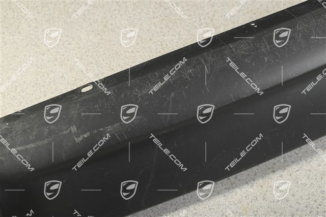 Rear bumper lower cover / diffuser, Black matte (bad visual condition)