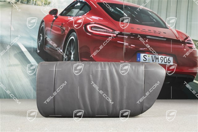 Lordosenstütze / Mittelteil, Raffleder, Spacegrau, Cabrio, R