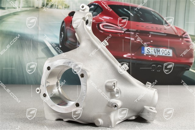Front suspension steering knuckle / hub carrier, with rear axle steering, L