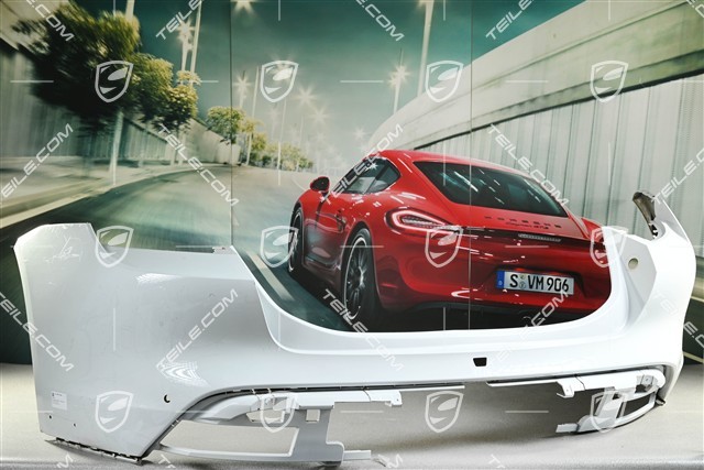 Sport Design Stoßstange / Stossfänger hinten, mit Einparkhilfe Löcher