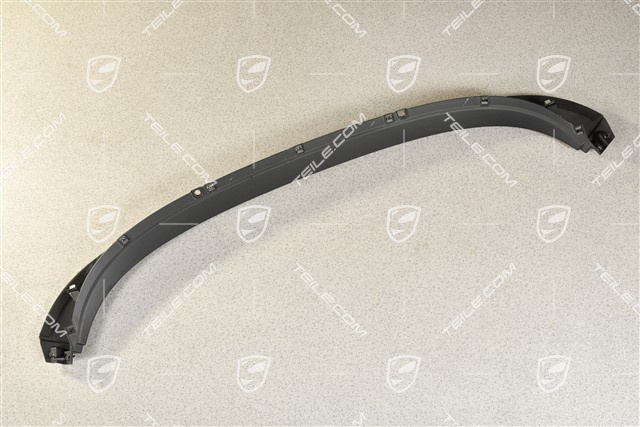 Targa top, storage cover trim, centre, rear, Black