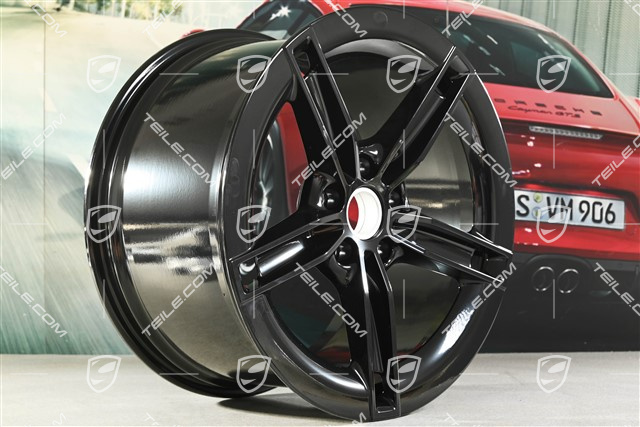21-inch wheel rim Mission E Design, 11,5J x 21 ET66, black high gloss