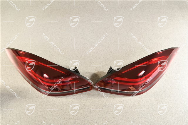 Rear lights Smoked, facelift, set (L+R) RHD