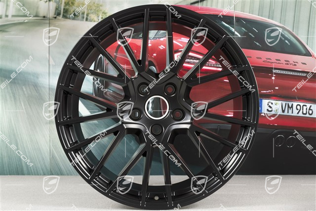 21" Felge Cayenne RS Spyder, 11J x 21 ET49, Schwarz-Seidenmatt