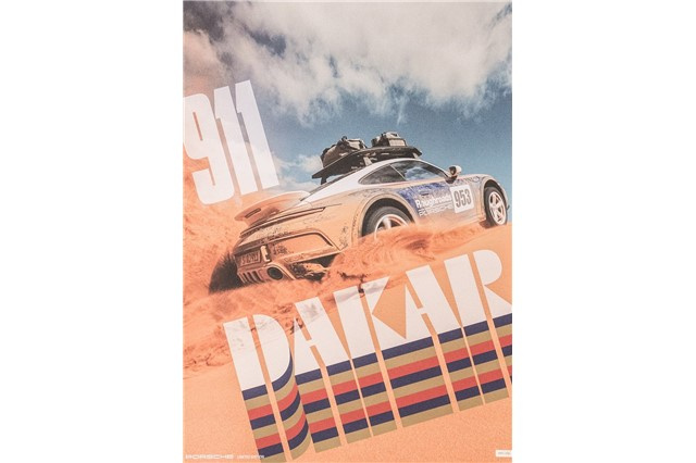 3 Poster-Set – 911 Dakar