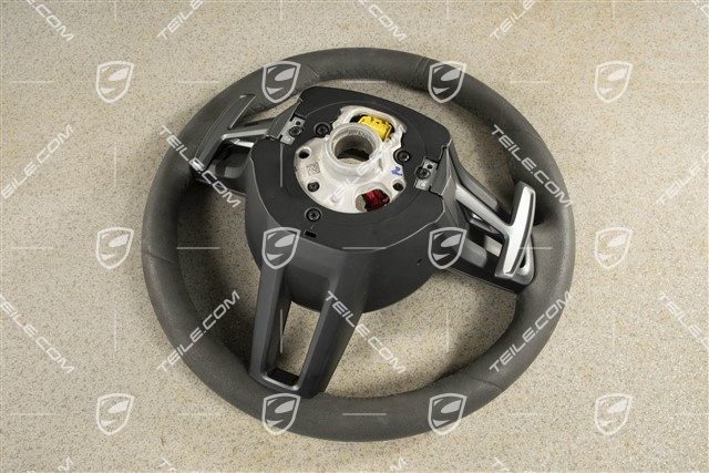 Kierownica multifunkcyjna, PDK, Sport Chrono Package Plus, Alcantara/Carbon, czarna