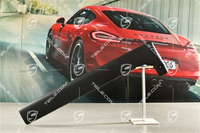 Knieschutzleiste, Kunstleder, schwarz, R