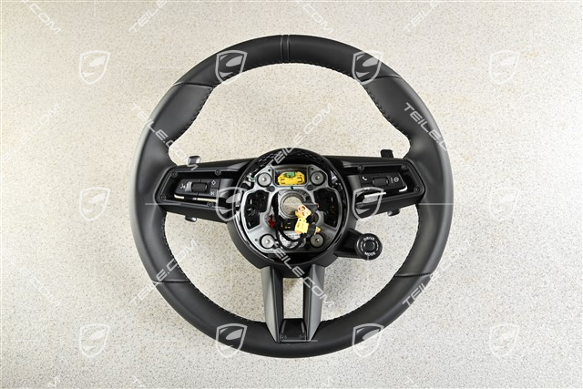 PDK, Multifunction steering wheel, Black Leather Sport Chrono Package Plus