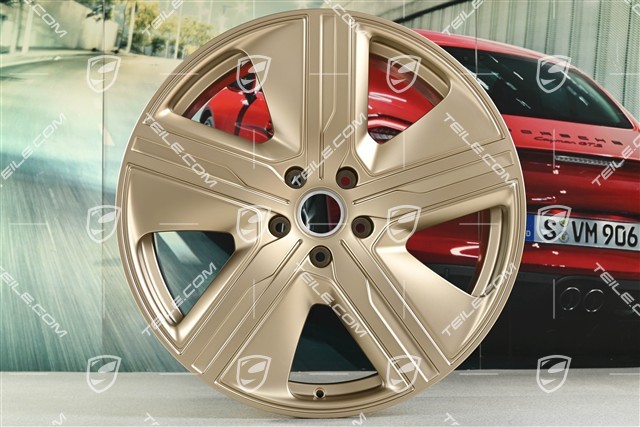 22-inch wheel rim Macan Exclusive Design, 9J x 22 ET29, neodyme, left