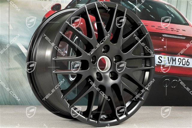 20" Komplet felg RS Spyder, 9J x 20 ET57, czarny satynowy półmat