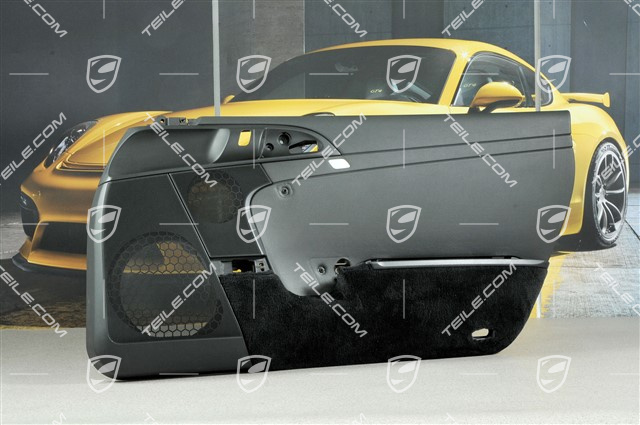 Türverkleidung, Coupé/Targa/Cabrio, ASK Klangpaket, Kunstleder, Schwarz, R Türverkleidung, Coupé/Targa/Cabrio, ASK Klangpaket, Kunstleder, Schwarz, R