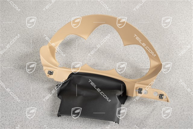 Instrument cluster cover, Luxor Beige
