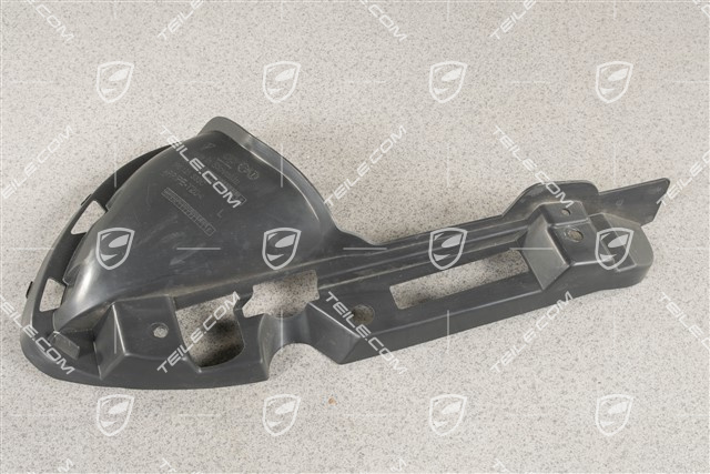 Prowadnica powietrza / 3,0L 4,2L, Diesel, czarna satyna, L