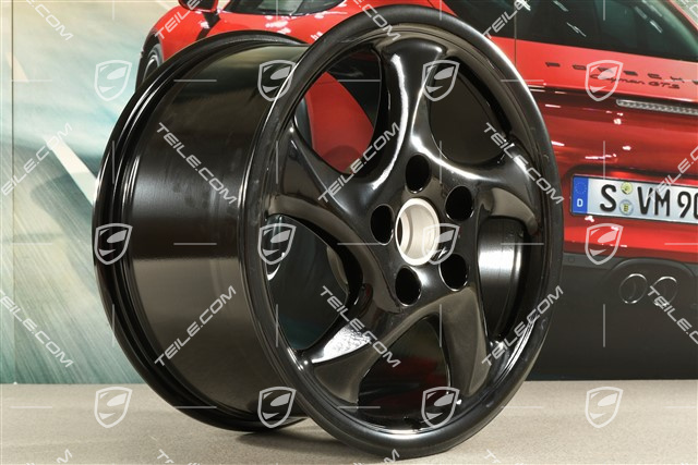18-inch Turbo Look I wheel, 10J x 18 ET65, black high gloss