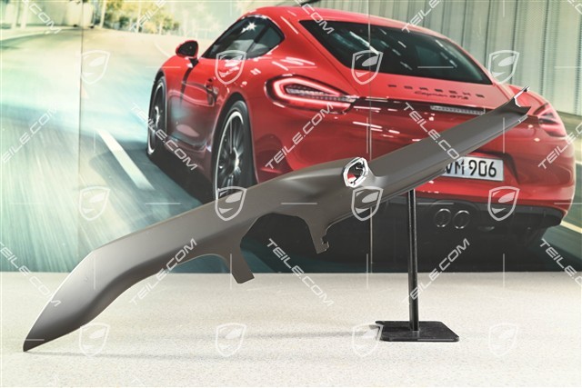 Centre console cover, Lateral, Agate Grey, L