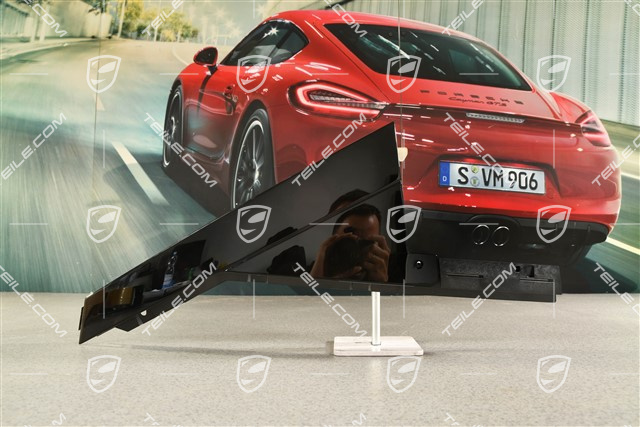 C-pillar outer cover, Front, Black, L