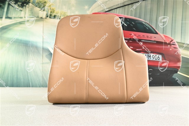 Back seat lower / cushion, Coupe/Targa, Leatherette, Sand beige, L