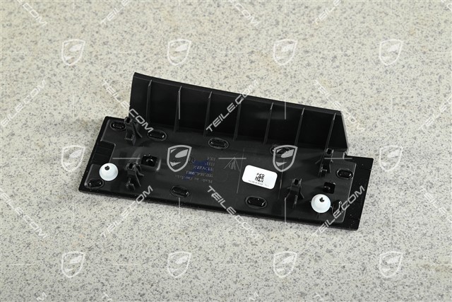 Cover, centre console, Black, R