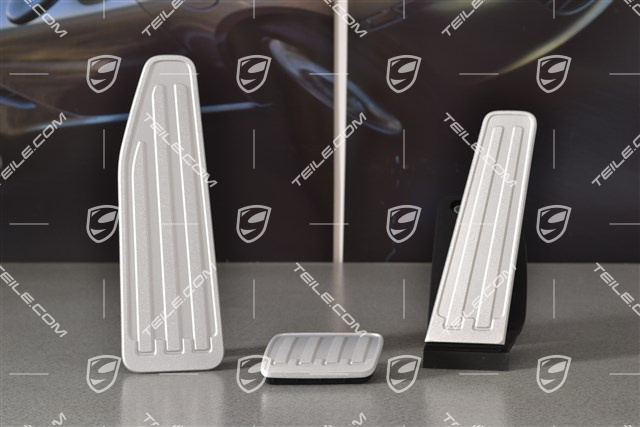 Pedalkappe Fußstütze Satz, Aluminium, PDK Getriebe