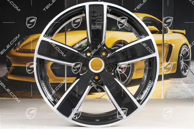 22" Felge Sport Classic, 10J x 22 ET48, schwarz hochglanz