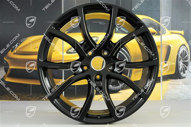 21" Felge Cayenne Exclusive Design, 11J x 21 ET58, Schwarz-Seidenmatt