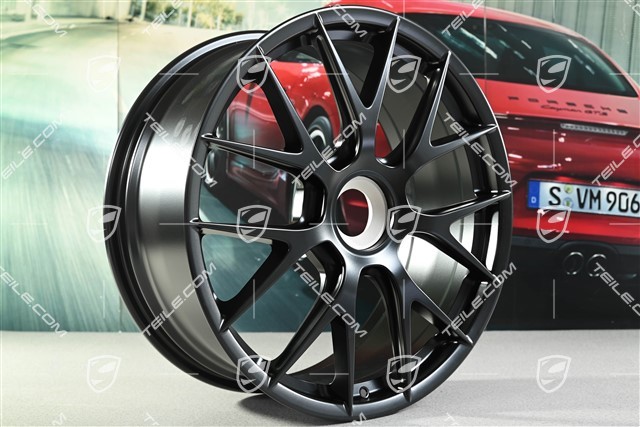 GT4 RS / Spyder RS 20" komplet felg Magnesium, 8,5J x 20 ET61 + 11J x 20 ET50, czarny satynowy