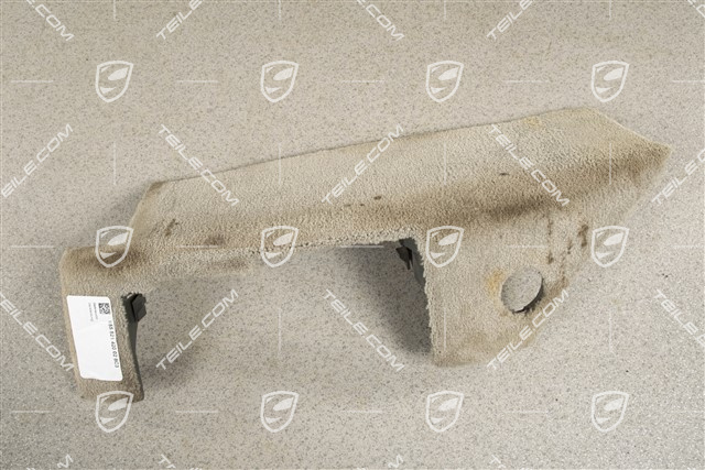 Seat frame velour trim, Steel Grey, R