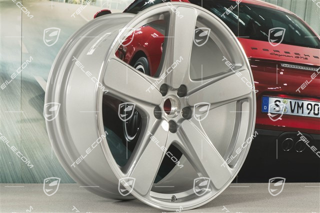 21-inch wheel rim "Sport Classic", 9,5J x 21 ET 27, silver metallic