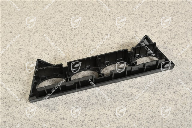 Heated seats switch panel, Targa, Satin black