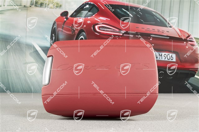 Armrest, Centre console, Inscription GTS, Carrera Red
