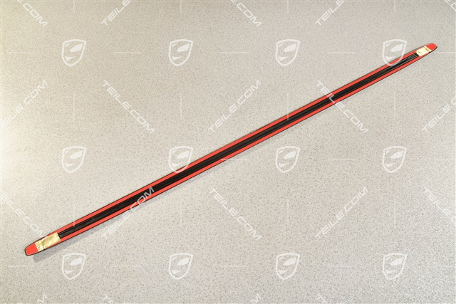 Roof cover moulding / trim, matte black