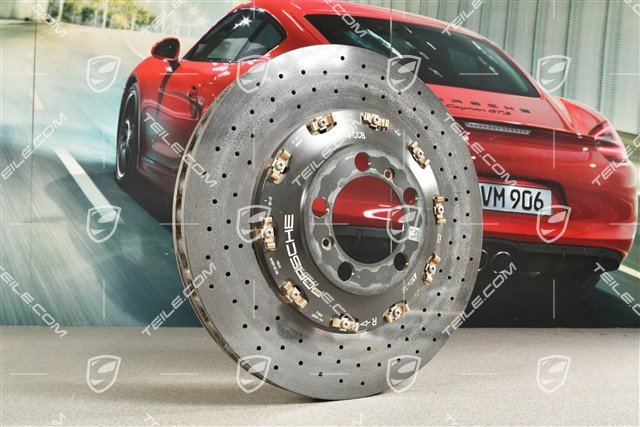 PCCB Ceramiczna tarcza hamulcowa, GT3/GT3RS/GT2RS, lekko uszkodzona, R