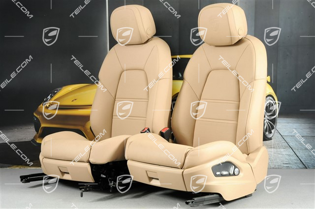 Seats, el. adjustment, heating, driver seat ventilation, leather, Mojave, (14-way), set (L+R)