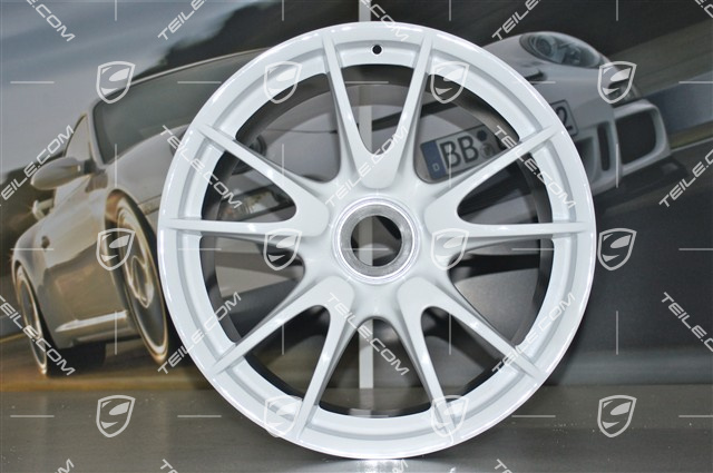 19" GT3 II Felgensatz, weiß, vorne 8,5J x 19 ET53 + hinten 12J x 19 ET63