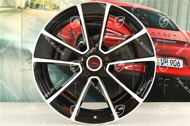 21-inch wheel rim AeroDesign / PHEV, 11J x 21 ET58, black high glos