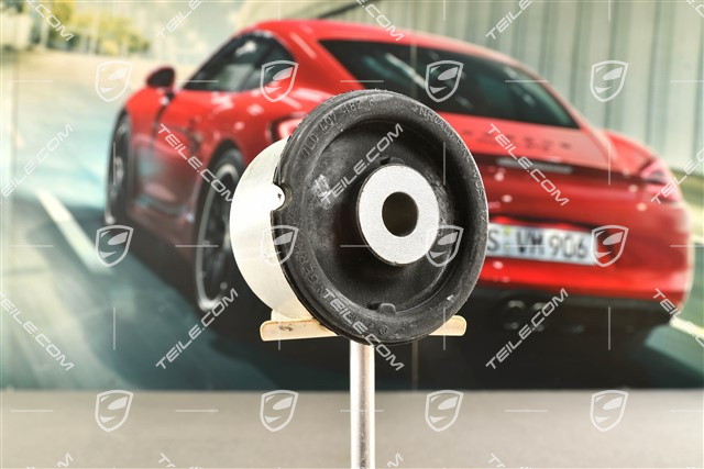 Rubber mounting / Bush, Wishbone, front suspension, rear, L=R