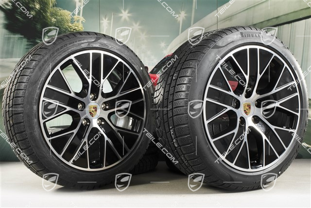 20-inch Turbo Aero winter wheel set, rims 9J x 20 ET54 + 11J x 20 ET60, Pirelli winter tyres 245/45 R20 + 285/40 R20