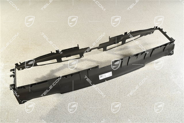 Front air duct / guide, bumper with ACC, black