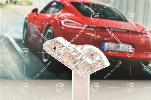 Rear bumper spoiler / lower lining holder, R