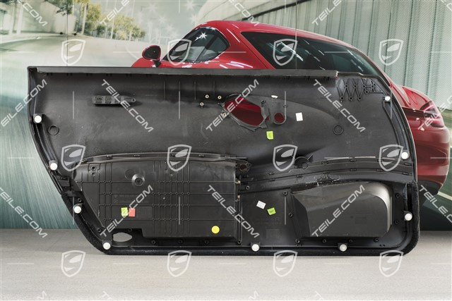 Türverkleidung ohne Airbagblende, ohne Sound, Kunstleder, Schwarz, GT3 RS (Strasse), R