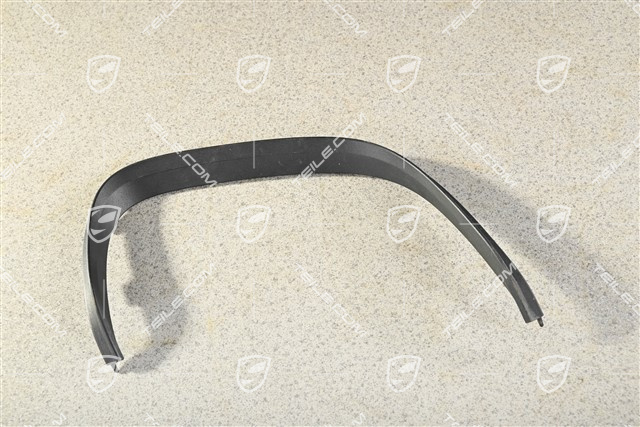 Cover trim, Rear bumper, Black, R