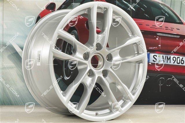 19" Felga Boxster S III, 9,5J x 19 ET45, lakier brylantowy chrom