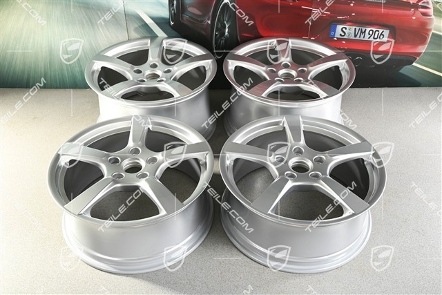 19-inch Cayman S wheel rim set, 8J x 19 ET57 + 10J x 19 ET45