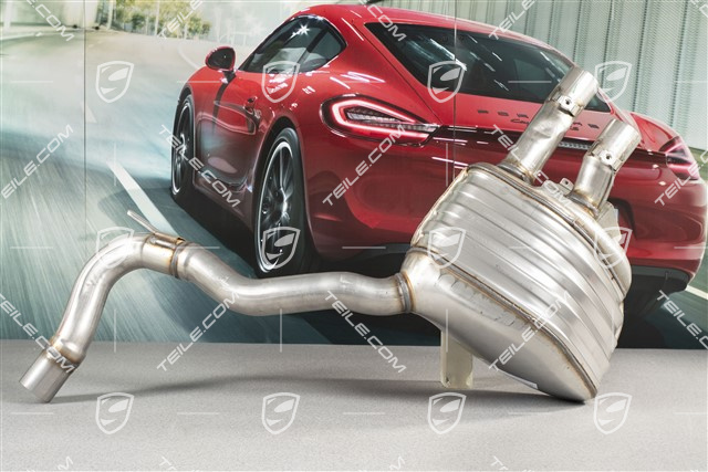 Rear silencer, Panamera Diesel, R