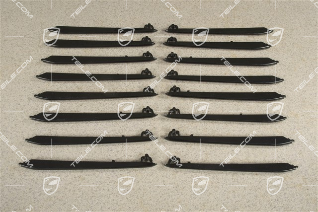 Turbo FL, Rear lid, ventilation grille, moulding trim in Black, L=R