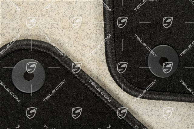 Fußmatten Satz, Velours, schwarz PZ-BENSBERG