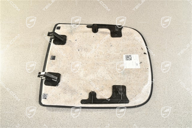 Lehnenschale / Rückenschale, Vordersitz, Schwarz