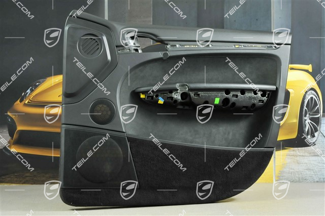 Tapicerka drzwi, skóra/Alcantara, czarna, przód, R Tapicerka drzwi, skóra/Alcantara, czarna, przód, R