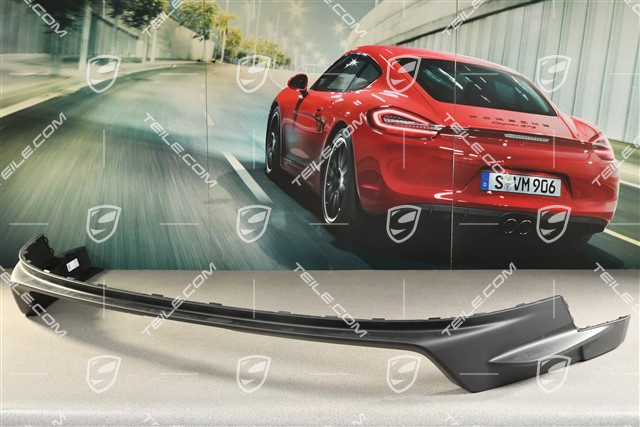 GT3, Rear bumper lower cover / diffuser, Black matte
